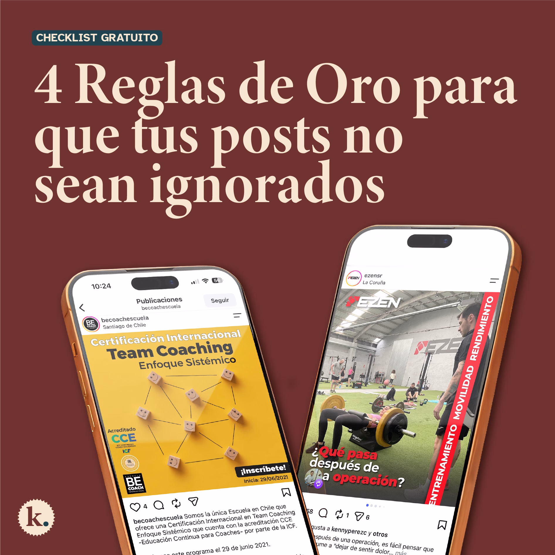 checklist posts no sean ignorados